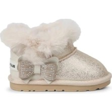 Buckhead Curly Kız Çocuk Simli Kürklü Bot