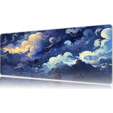 Urzuva Celestial Night 70X30 3mm Kalınlık Premium Gaming Oyuncu Mousepad, Anti Slip Xxl Mouse Pad