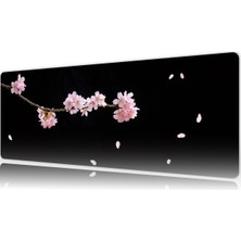 Urzuva Sakura Grace 70X30 3mm Kalınlık  Premium Gaming Oyuncu Mousepad, Anti Slip Xxl Mouse Pad