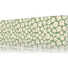 Urzuva Mint Blossom 70X30 3mm Kalınlık  Premium Gaming Oyuncu Mousepad, Anti Slip Xxl Mouse Pad