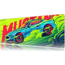 Urzuva Araba Modelleri 70X30 3mm Kalınlık  Premium Gaming Oyuncu Mousepad, Anti Slip Xxl Mouse Pad
