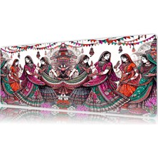 Urzuva Rhythmic Roots 70X30 3mm Kalınlık  Premium Gaming Oyuncu Mousepad, Anti Slip Xxl Mouse Pad