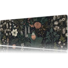Urzuva Midnight Garden 70X30 3mm Kalınlık Premium Gaming Oyuncu Mousepad, Anti Slip Xxl Mouse Pad
