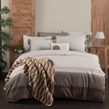 Sarev Zeta Çift Kişilik %100 Pamuk Flanel (Pazen) Nevresim Takımı