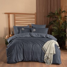 Sarev Ederlezi Tek Kişilik %100 Pamuk Flanel (Pazen) Nevresim Takımı Gri