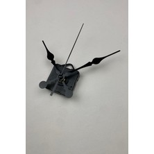 Mooclock Saat Mekanizması, Akar Sessiz Duvar Saati Mekanizması, 14 mm Şaft, Akrep-Yelkovan-Saniye-(Askılı)