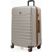 Louisiana Polo Büyük Boy Valiz 4x2 Teker Taş-Taba 1168