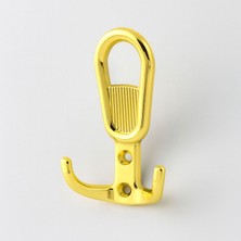 Badem10 Yunus Gold Altın Askı Askılık Duvar Vidalı Çanta Elbise Asma Portmanto Vestiyer Banyo Mutfak Askısı