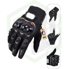 Leidory Motosiklet Eldiveni Siyah 3 Mevsim Korumalı Standart Elastik Kumaş M Beden