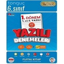 Tonguç Akademi Tonguç 6.sınıf Tüm Dersler 1.dönem 1 ve 2.yazılı Denemeleri