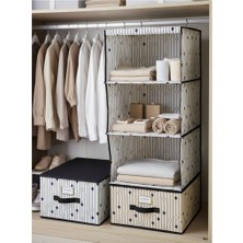 MHT Çok Amaçlı 4 Bölmeli Askılı Çekmece Kutusu ve Dolap Içi Organizatör