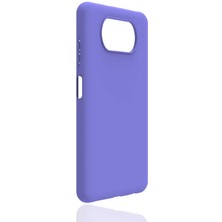 Xiaomi Poco X3 Kılıf Mbvo Biye Silikon-Mor