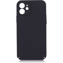 iPhone 12 Kılıf Mbvo Kapp Kapak-Siyah