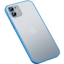 iPhone 12 Pro Max Kılıf Mbvo Retro Kapak-Mavi