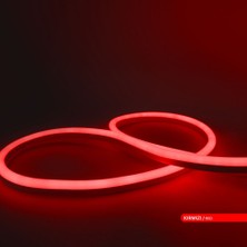 Noas Neon Kırmızı Işık Hortum LED 12V ( 10 Metre ) Dış Mekan