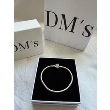 DMs Silver Gül Gümüş Bileklik