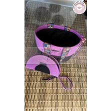 Double Knot Design Gypsy 2li Takım Plaj Çantası , El Çantası Clutch, Totebag, Kadın, Yazlık Çanta