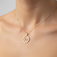 TabiTela 8 ayar altın kolye ucu F&F GM11387 0.5 gr