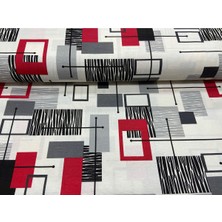 Mekik Manifatura Desenli Duck Keten Kumaş