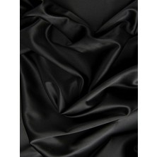 Modelisa Siyah Saten Kumaş