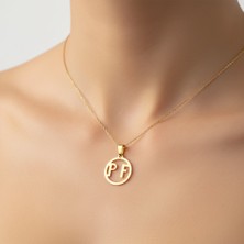 TabiTela 14 ayar altın kolye ucu F&P GM11484 1 gr