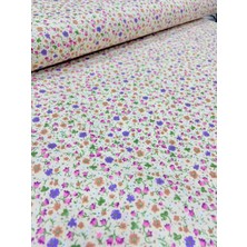 Mekik Manifatura %100 Pamuk Poplin Kumaş – 170 cm En – Çiçek Desenli