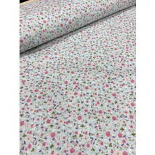 Mekik Manifatura %100 Pamuk Poplin Kumaş – 170 cm En – Çiçek Desenli