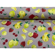 Mekik Manifatura Desenli Duck Keten Kumaş