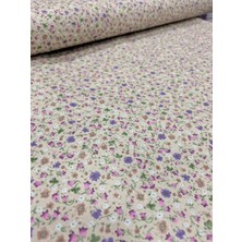 Mekik Manifatura %100 Pamuk Poplin Kumaş – 170 cm En – Çiçek Desenli
