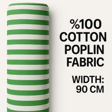 Mekik Manifatura %100 Pamuk Poplin Kumaş 90 cm Eninde Dikiş ve Hobi Kumaşı