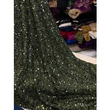 Mekik Manifatura Pullu Payet Kumaş (Tül Üzerine Pul ve Boncuk Görünümlü )