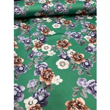 Mekik Manifatura Desenli Kobe Saten Kumaş