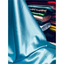 Mekik Manifatura Kristal Saten Turkuaz Mavi