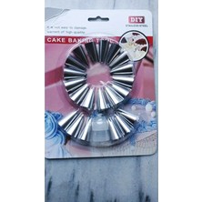 FRY 22 Parça Metal Kek Kalıbı Seti ROYALEKS-RA-560