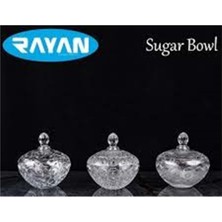 FRY Cam Şekerlik Sugar Bowl ROYALEKS-G-504BC