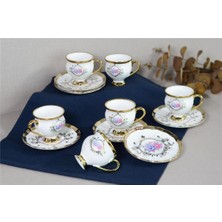Paçi-Fleur 6lı Kahve Fincanı