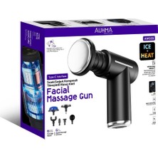 Çeşithane Sıcak & Soğuk Titreşimli Masaj Aleti – LCD Ekranlı, 6 Başlıklı, 6 Kademeli Güç Ayarı, 3200R/DK, Type-C Şarjlı Derin Masaj Cihazı