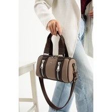 Teal Collection Kadın Spor Şık Omuz ve Kol Çantası – Silindir Tasarım, Tek Bölmeli, Astar Kaplamalı, Çok Cepli, Ayarlanabilir Uzun Askılı Günlük Çanta