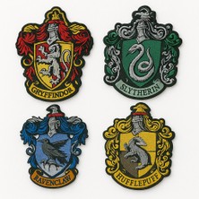 KG Harry Potter Armaları Gryffindor Slytherin Ravenclaw Hufflepuff Nakış Arma