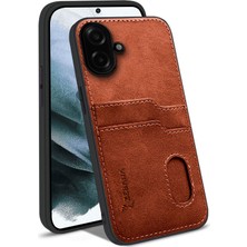 Rona Store Samsung Galaxy A07 Uyumlu Zebana Kartlıklı Pu Deri Kılıf