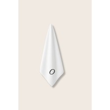 LIWOGY O Harfli Nakışlı Tekli El & Yüz & Saç Havlusu / Hediyelik & Çeyizlik Havlu