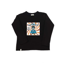 Dekim Moda Erkek Çocuk Uzun Kollu Bisiklet Yaka "ramazan Süper Kahramanları Sabırlı" Baskılı Tişört Mevsimlik Pamuklu