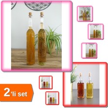 Hereveoyuncak 2 Adet Toskana Yağdanlık + 2 Adet Dekoratif Sirkelik Şişe Seti - 2li Set V9W0A5