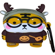 Caseonn Apple Airpods Pro 2.nesil Kılıf Karakter Figürlü Dll Tiger