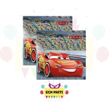 Zayna's Cars Arabalar Temalı Peçete 20 Adet - Doğum Günü Parti Seti Malzemeleri