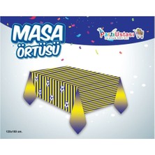 Zayna's -Butık Sarı-Lacivertli Taraftar Masa Örtüsü 120X180