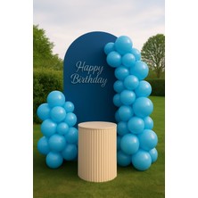 Zayna's 100 Adet Pastel Tonu Mavi Renk 12INÇ Mavi Balon-Doğum Günü Parti Süsleri Balon