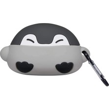 Caseonn Apple Airpods Pro 2.nesil kılıf Karakter Figürlü Penguen