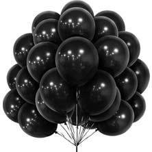 Zayna's Siyah 12 Inç Balon 10 Adet
