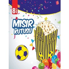 Zayna's Sarı Lacivert Taraftar Mısır Kutusu 8 Adet